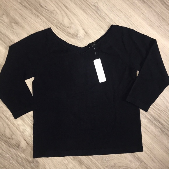 Ann Taylor Boatneck V-Neck-NEW w/TAGS/NEVER WORN - Picture 7 of 8